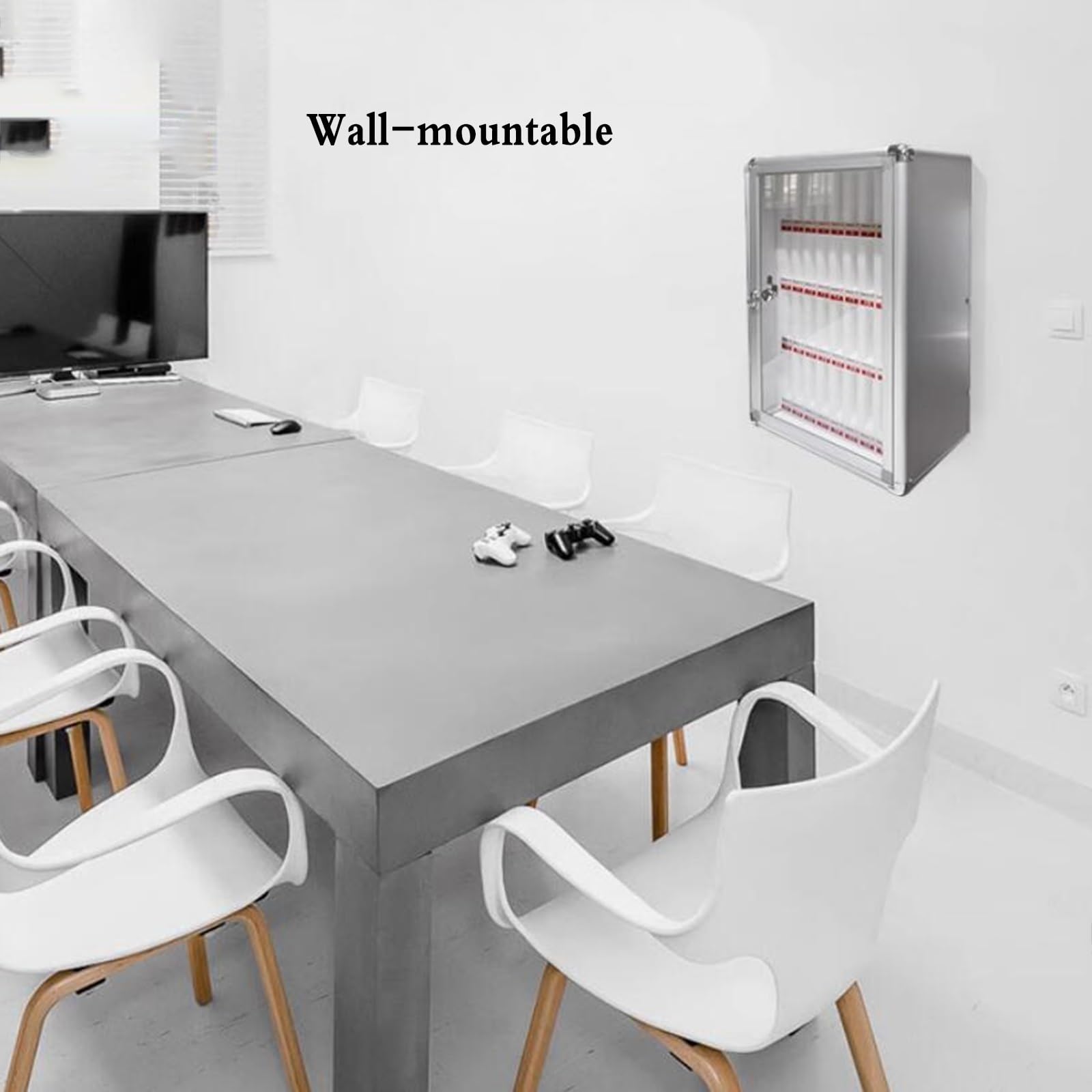 Armario para Guardar teléfonos móviles con Capacidad para 1260 teléfonos. Caja Fuerte Mural con Cerradura para escuelas Ems y hospitales. Solución portátil para la stión de Grs v