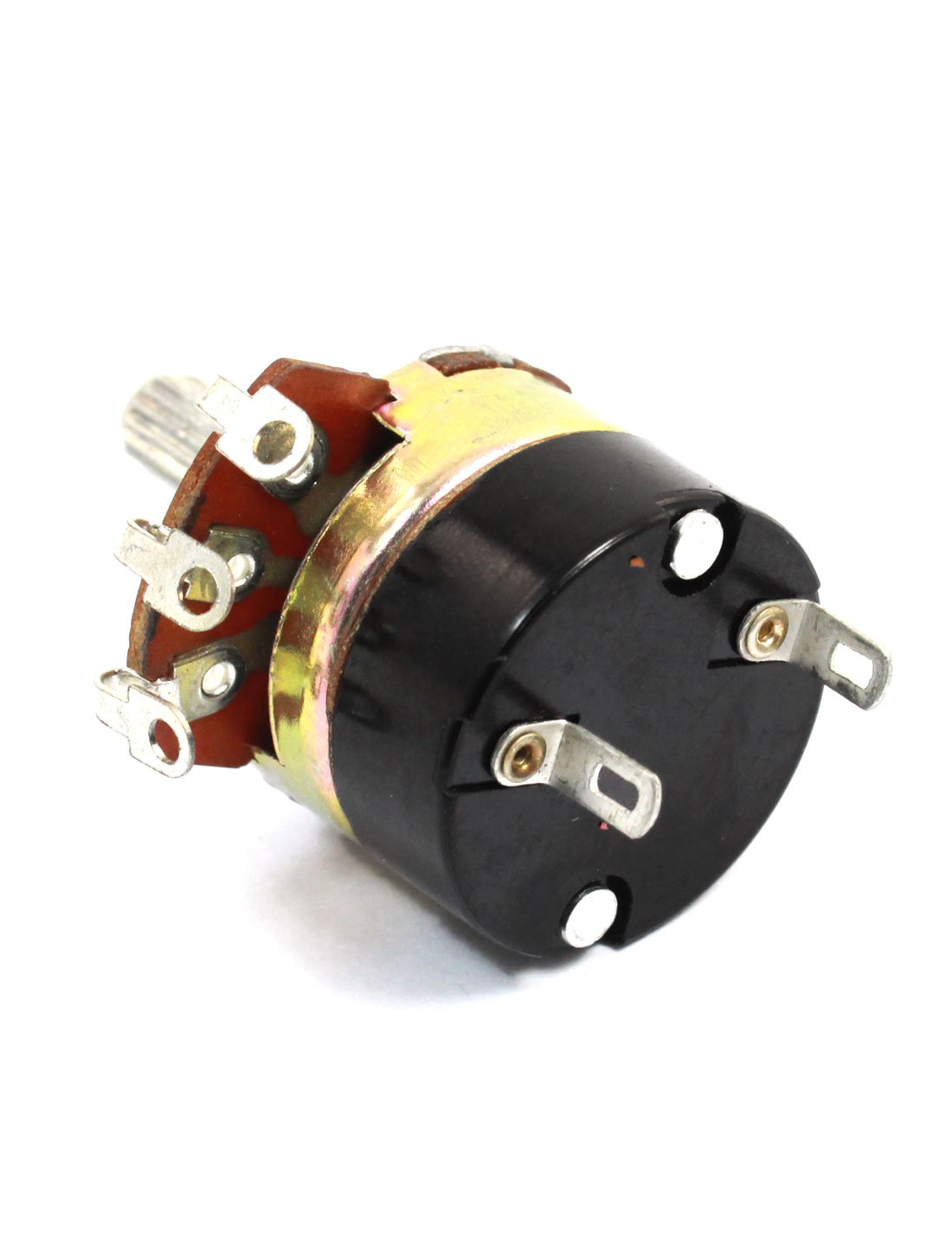 2Pcs B5K Variable Resistors 5K Ohm Linear Rotary Switch Potentiometers Carbon Potentiometers