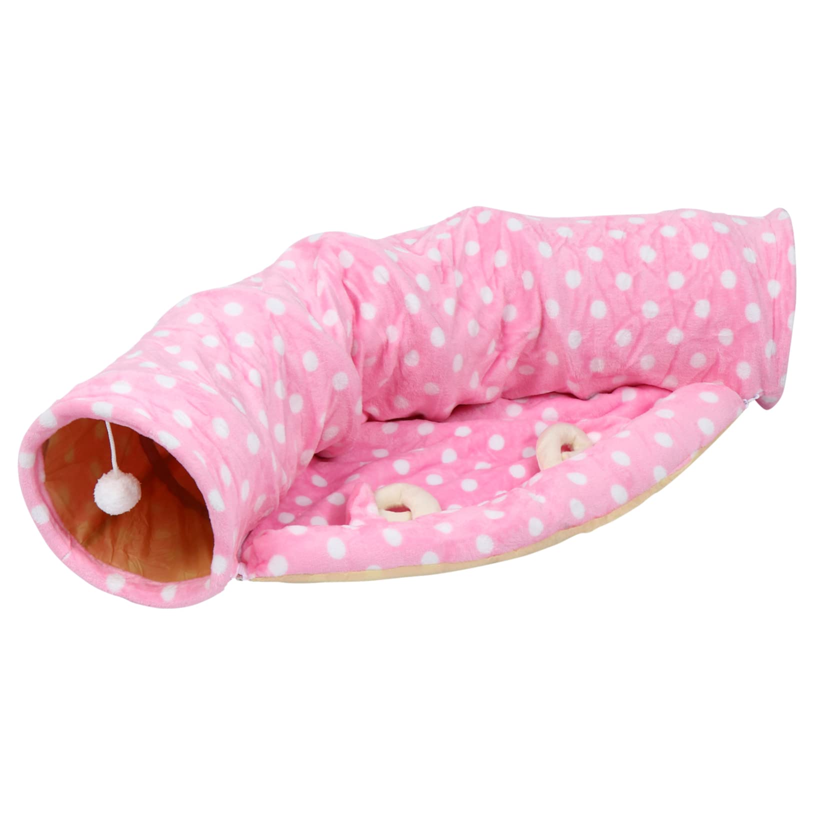 VANZACK 1 Pc Tunnel bidirectionnel Cat Tunnel pour Chat Interactive Cat Toy pli Jouets à mâcher pour Chat Jouet Tunnel de Tente de Chat Jouet Chaton drôle Animaux Jouet pour Chat