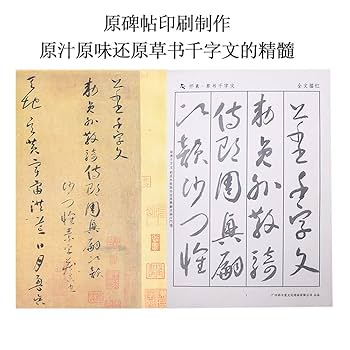 Amazon | 添今堂 練習書道 玄紙 臨摹 懷素 草書千字文 | 書道