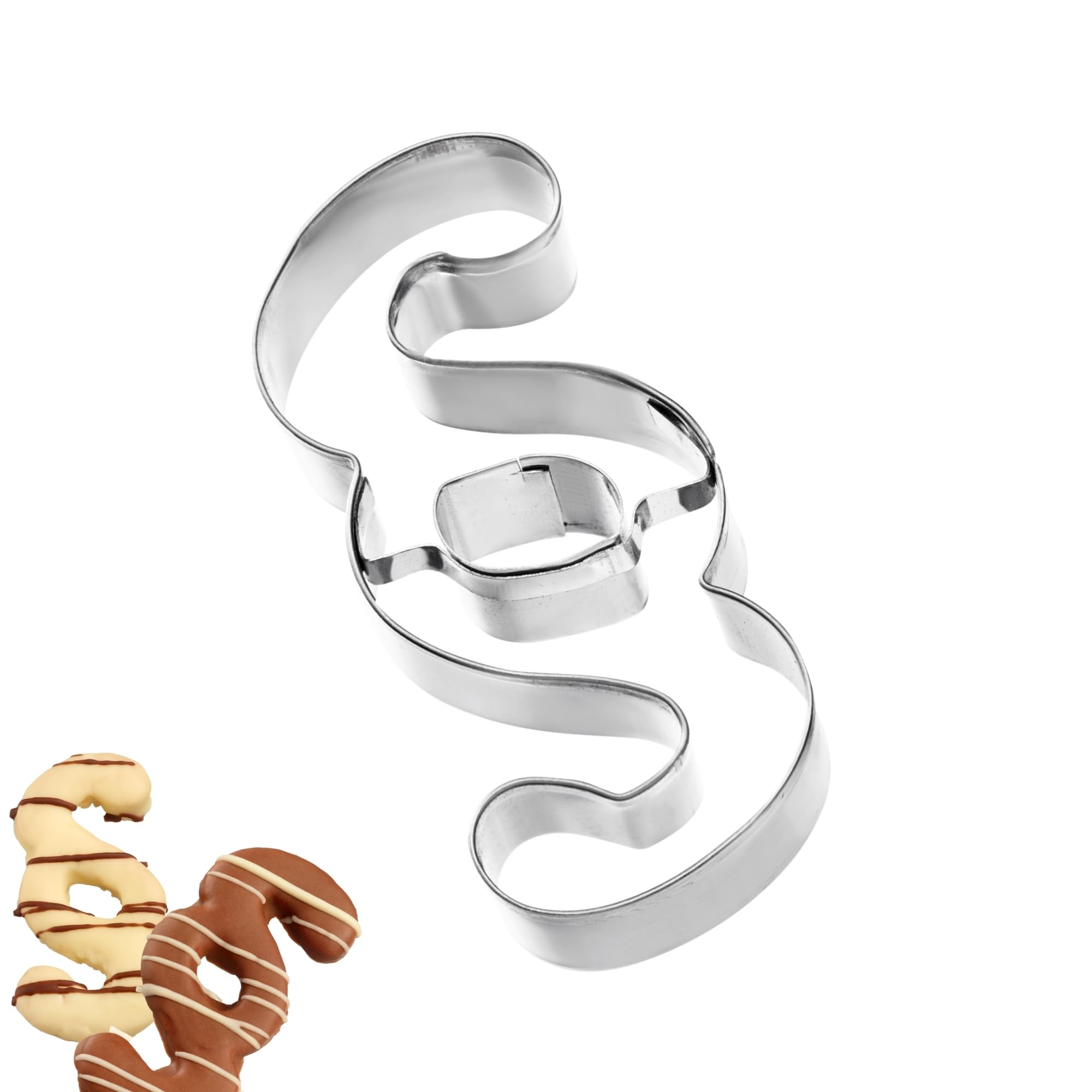 Westmark Cookie Cutter Paragraph - Stainless Steel Cookie Cutters for Lawyers & Lawyers - Precise Cutters for Dough, Cheese, Vegetables & Party Decorations, 8 cm