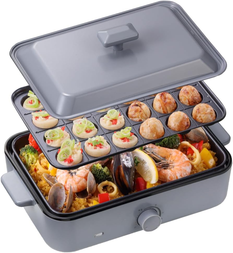 MAXZEN ホットプレート たこ焼き器