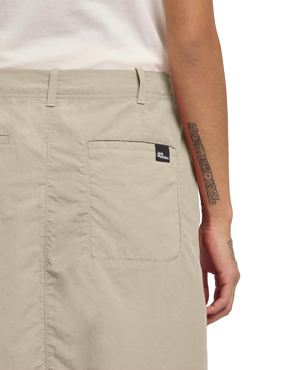 Jack Wolfskin TIHAMA Skort W, Stone, 42