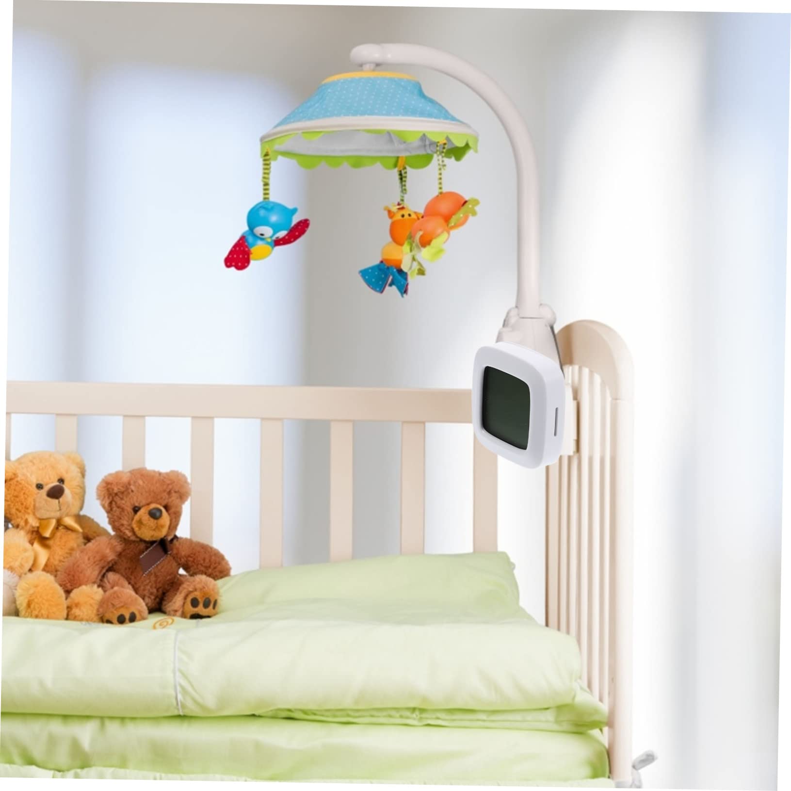 Happyyami 5piezas Digital De Reptiles Medidor De Temperatura y Humedad Pantalla y Diseño Magnético Para Terrarios y Uso Interior Higrómetro Para Mascotas Exóticas Sin Batería