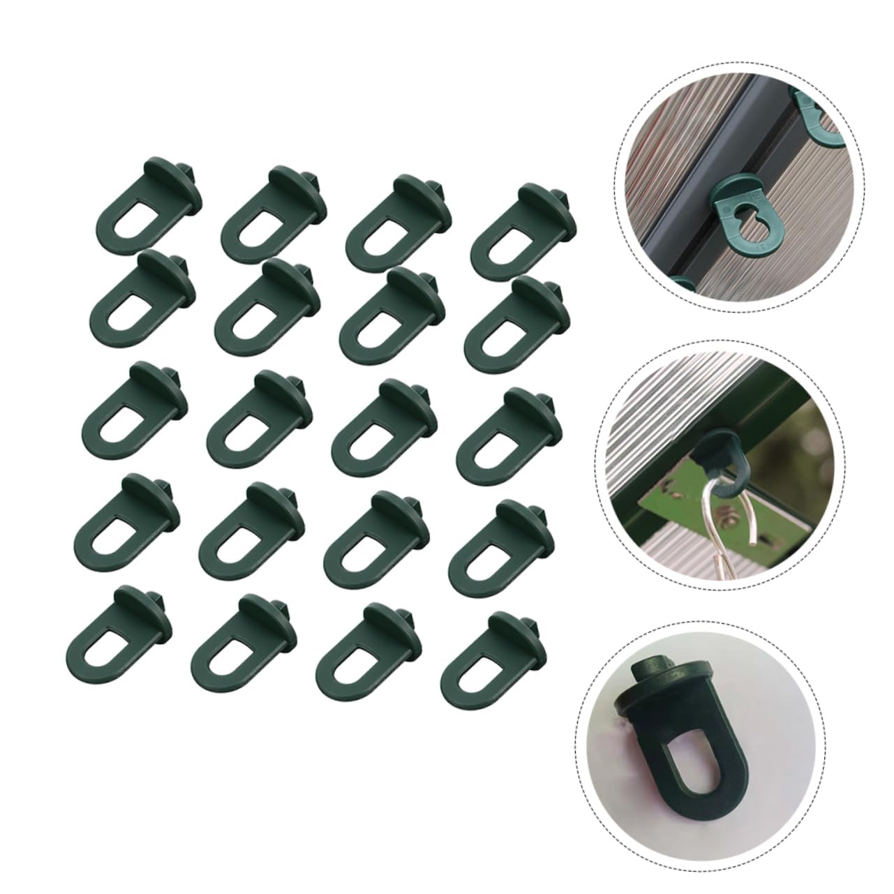 BESTonZON 3 Ensembles Crochets pour Pots De Fleurs Suspendus Crochets pour Paniers Suspendus Crochets D'Extérieur pour Pots De Fleurs De Jardin Crochets pour Plantes 20 pièces * 3