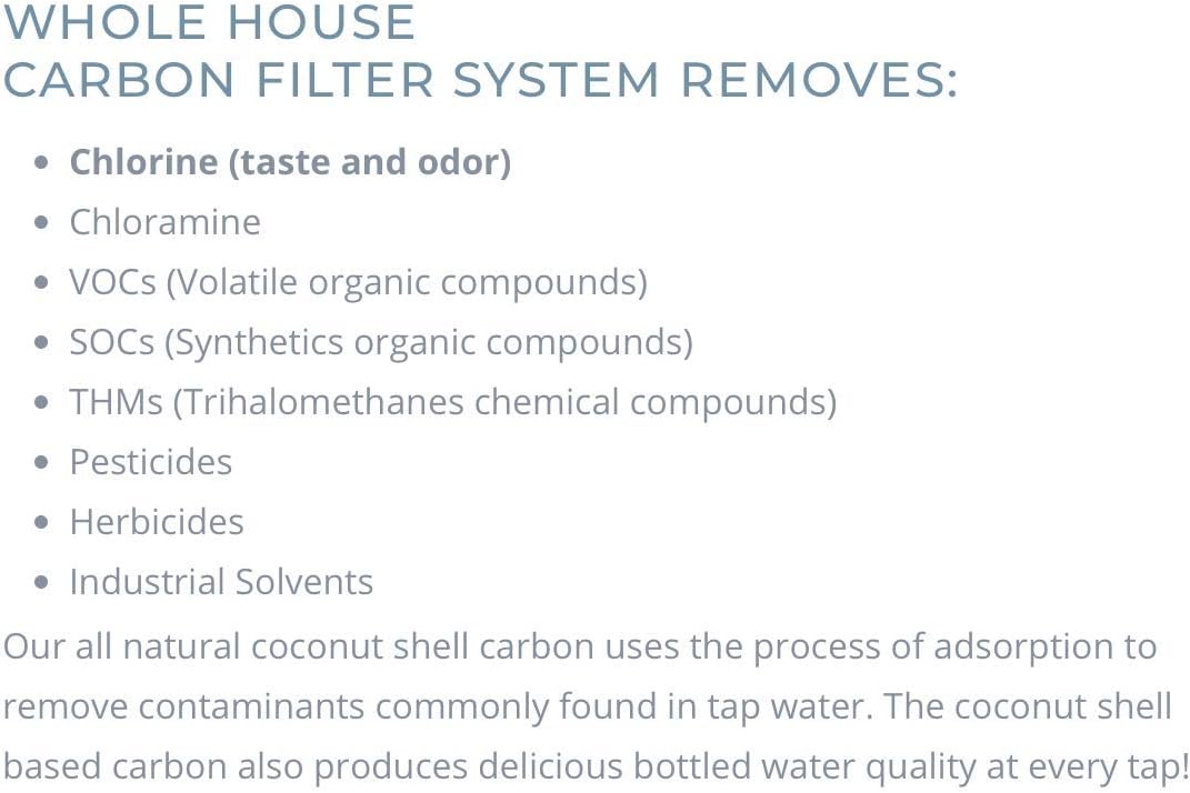 Filtersmart Whole House Water Filter System & Salt Free Water Softener Combo, Filters Chlorine & Sediment Filtration for 1-3 Baths, 12 GPM, 1 Million Gallons - - 