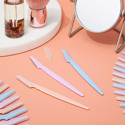 Miniatura 2 de Glamlily Paquete de 60 herramientas de dermaplaning facial, afeitadoras faciales para depilación de mujeres, juego a granel de 6 pulgadas en 3