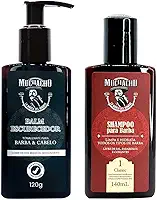 Kit Balm Escurecedor de Barba e Cabelo + Shampoo para barba Classic Muchacho - Barba limpa e tonalizada