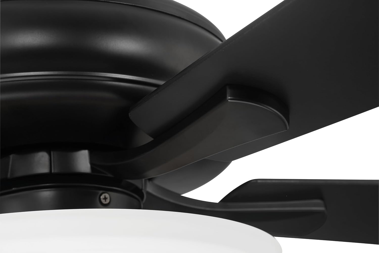 Craftmade 52" Eos 3 Light Bowl Ceiling Fan in Flat Black Finish with Reversible Flat Black/Greywood Blades