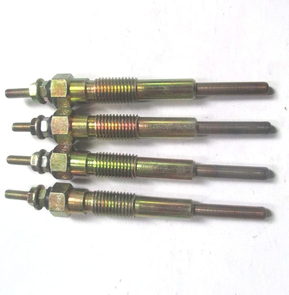 New 12V 600-815-2761 6008152761 Engine Plug Glow Set for Komatsu 4D95 4D95S FD20-T11 FD25-T11 Diesel Forklift Trucks