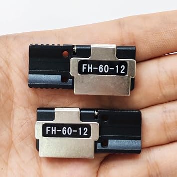 FH-60-12 Fiber holder for FSM-50R 60R FSM-70R FSM-88R FSM-70R fiber fusion splicer ribbon 12 core fiber optic plate 1 Pairs FH-60-12