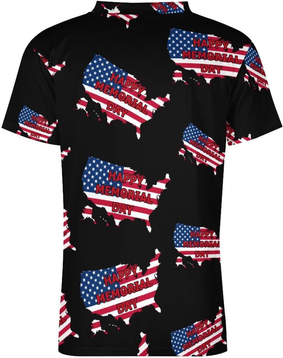 Happy Memorial Day U.S.A Map Soccer Jersey Football Shirt Athletic Sports T-Shirt Personalized for Men Women