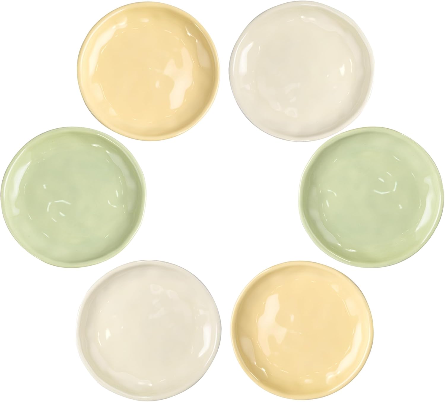 6 Inch Ceramic Appetizer Plates Set