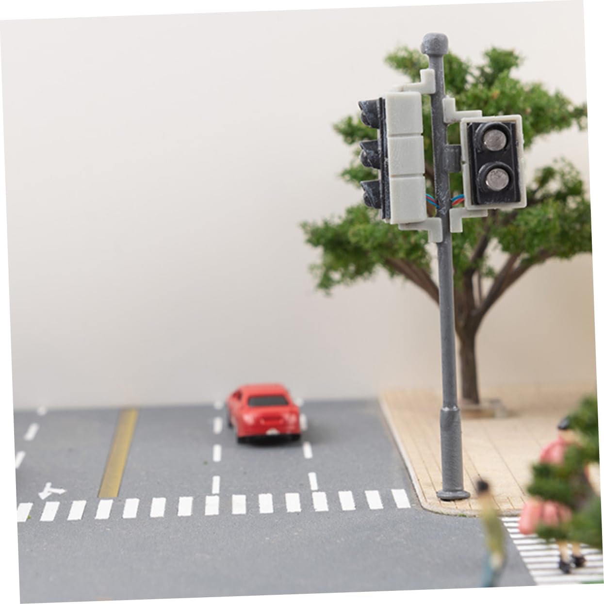 Realistic Road Light Model Train Signal Toy Miniature Signals Light Table Decor