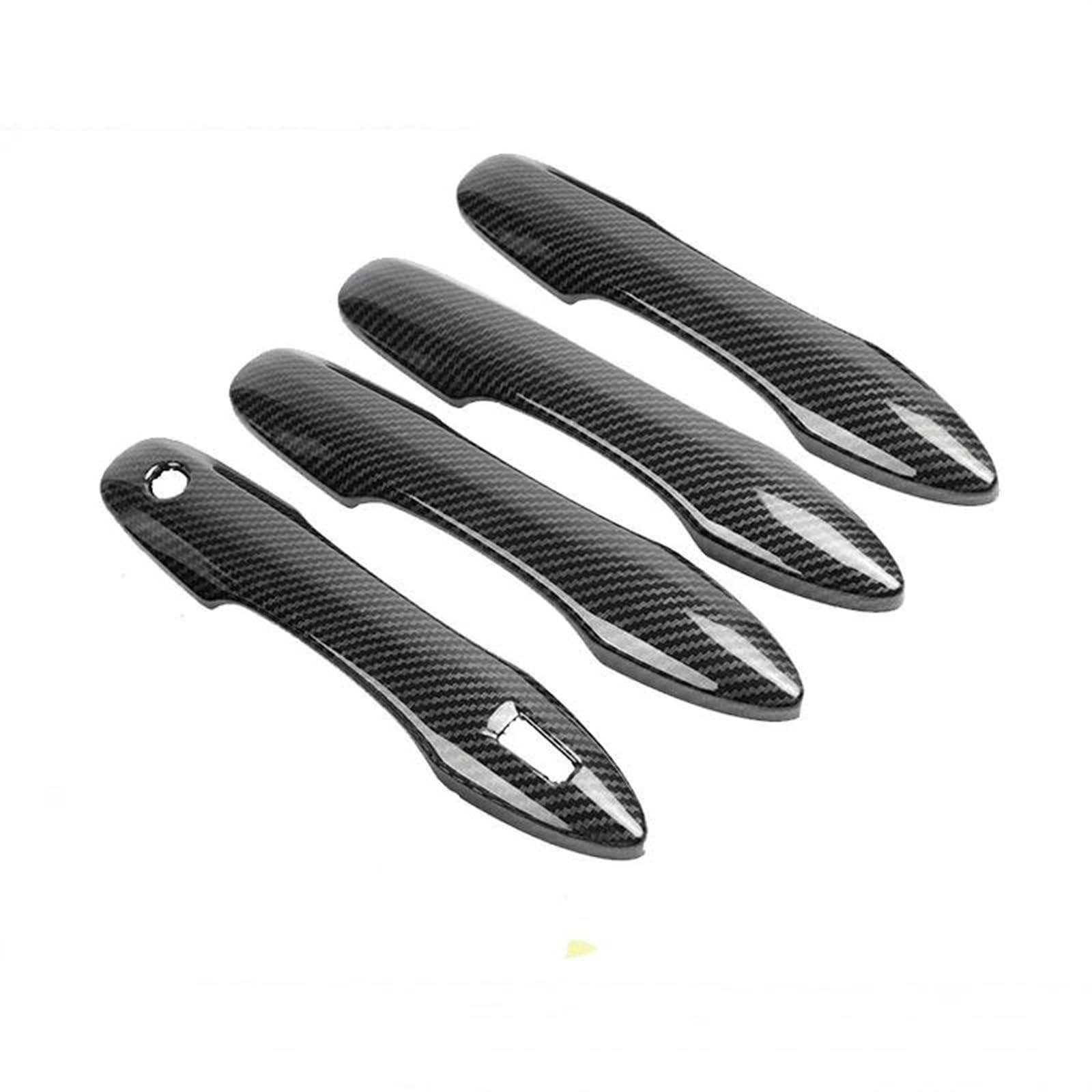 Noheeu Style 2 Car Exterior Door Handle Cover Decorative Replacement Parts For Toyota For Prius Mk4 Xw50 2016-2019(Style 2)