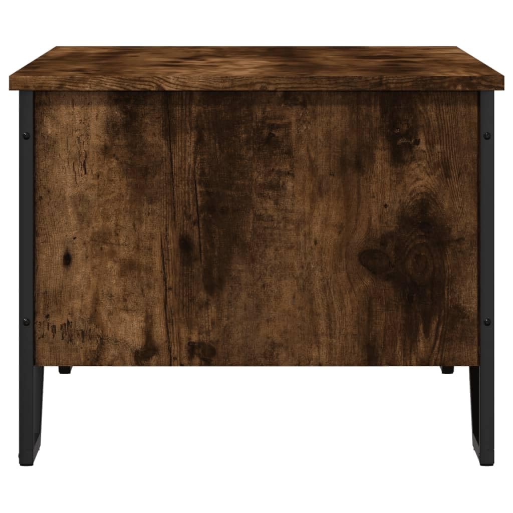 Mesa de café roble 100 x 51 x 40 cm de madera con marco resistente y mucho espacio de almacenamiento para muebles de sala de estar