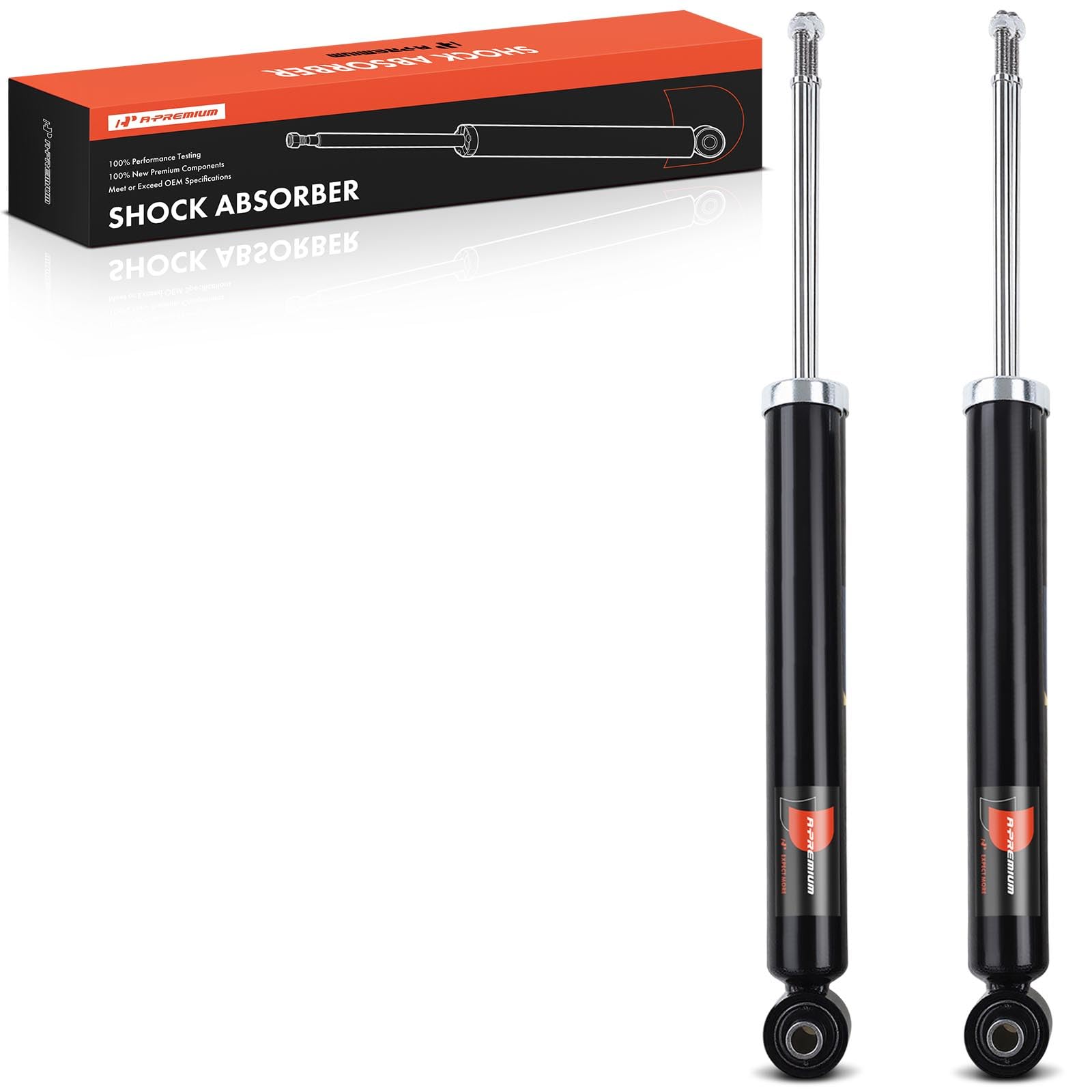 A-Premium Rear Shock Absorbers Compatible with Kia Sportage 2011-2016 (AWD) & Hyundai Elantra 2021-2023, Santa Fe 2019-2020, Tucson 2010-2013 (AWD), 2-PC Set