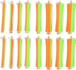 KALLORY 8Set 80Pcs Curling Ferro Rolos Rolos De Cabelo Para Cabelo Curto Rolos De Cabelo De Plástico Portátil Rolos De Cabelo Plástico Rolos De Cabelo Rolos De Cabelo Portátil Rolo De