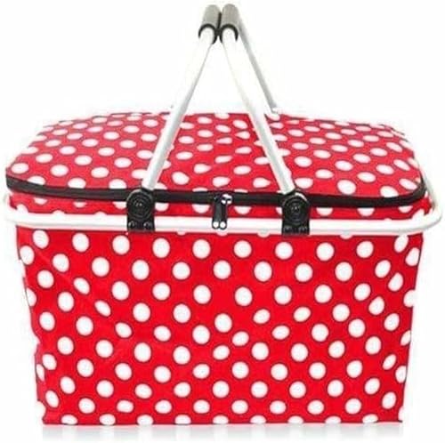 Jack Brown Picnic Basket, 47 cm x 25 cm x 27 cm Size, Pink