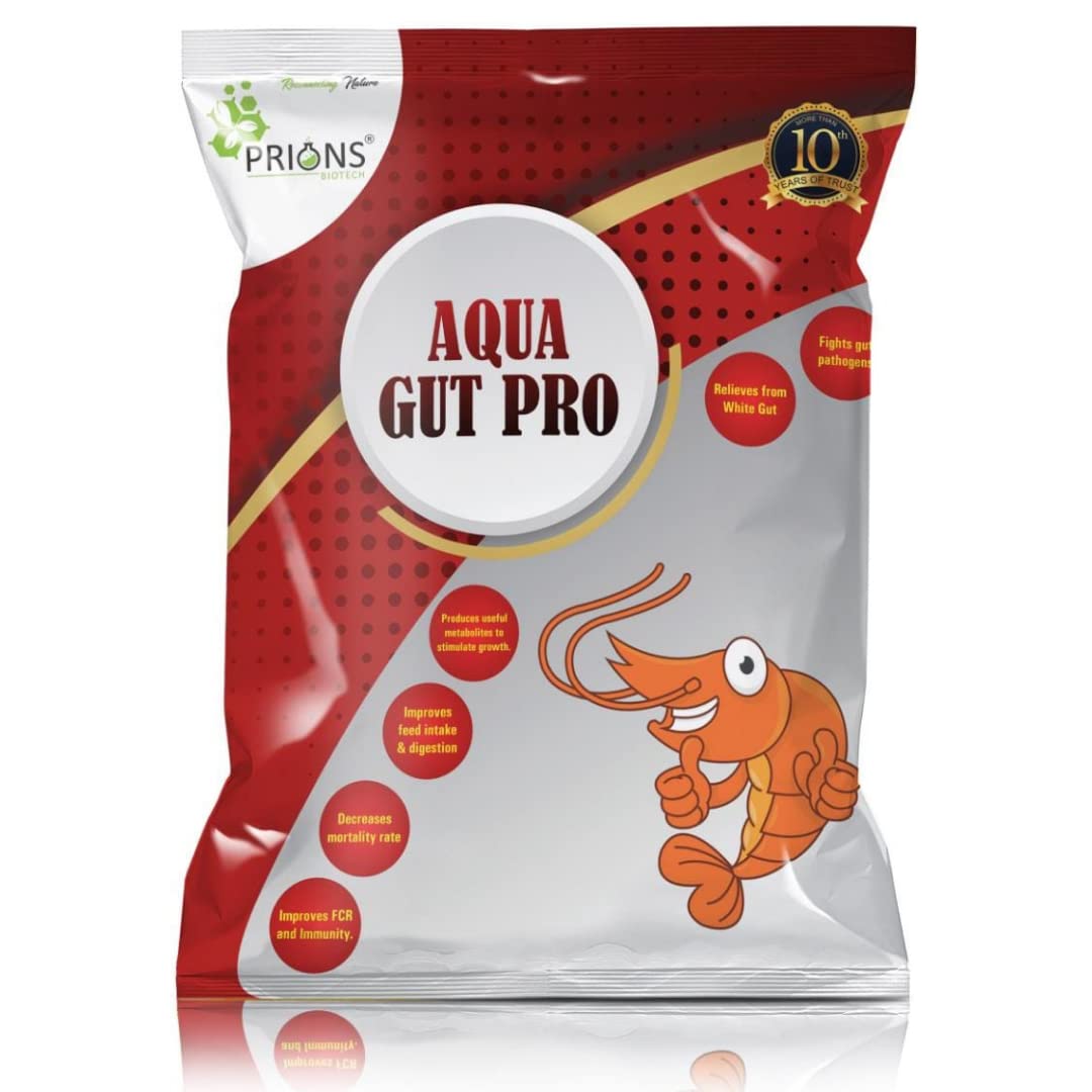 PRIONS BIOTECH Aqua Gut Pro - PR, White Gut Medicine for Aqua Culture, Aquatic Animals Growth Vitalizer, Probiotics to Induce Molting for Fish and Shrimps Hatcheries - 1 kg (B09KY123ZQ) Amazon Price History, Amazon Price Tracker