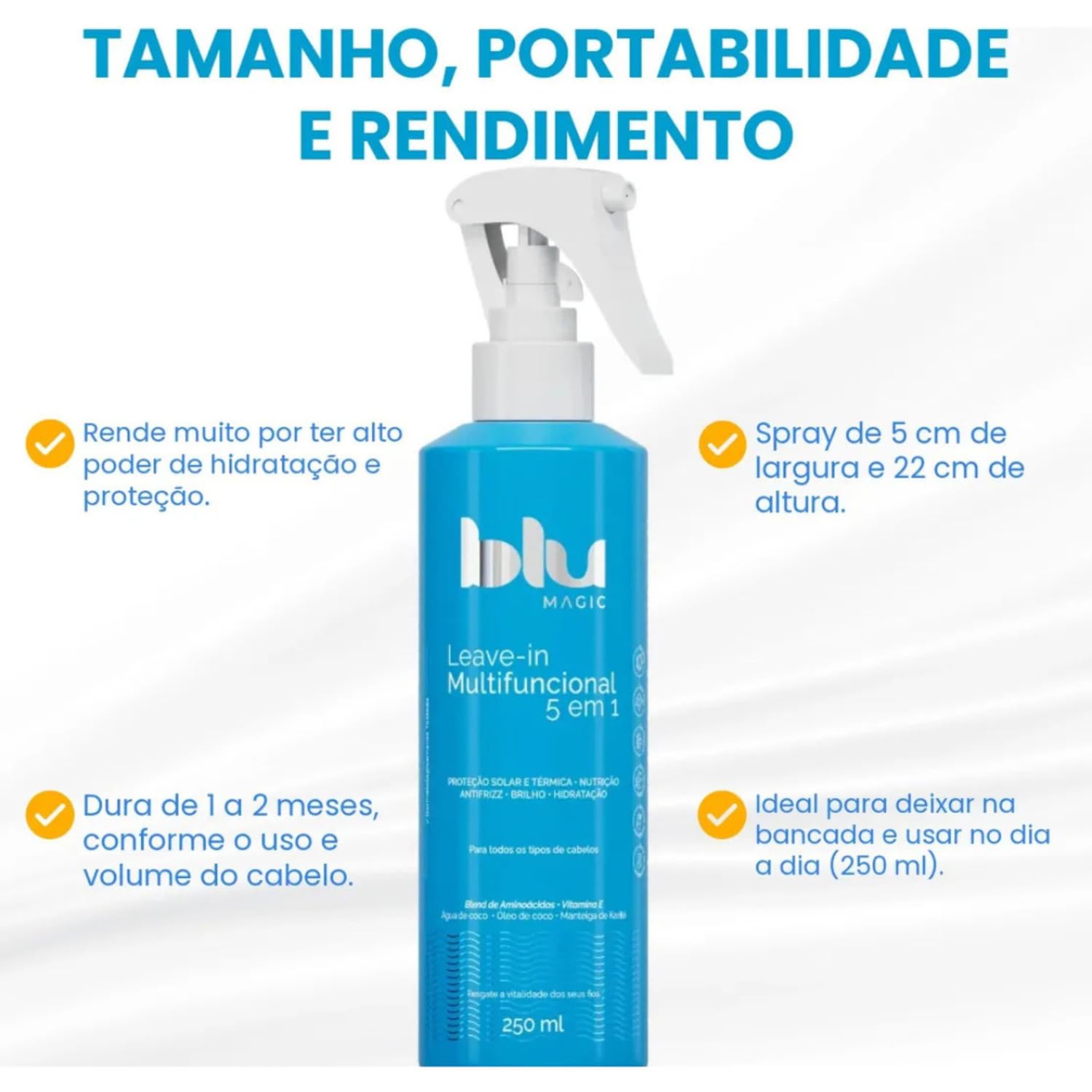 Leave-In Blu Magic 250ml Spray Protetor Solar e Térmico – Hidrata, Controla Frizz, Protege do Calor, Dá Brilho Intenso e Facilita o Penteado em promoção! Veja a oferta e mais achadinhos de Protetor Térmico 7 Hoje é o melhor dia para comprar Leave-In Blu Magic 250ml Spray Protetor Solar e Térmico – Hidrata, Controla Frizz, Protege do Calor, Dá Brilho Intenso e Facilita o Penteado com aquele preço maroto! Promoção! Aproveite a oferta! 7