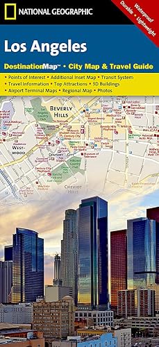 Los Angeles Map (National Geographic Destination City Map)