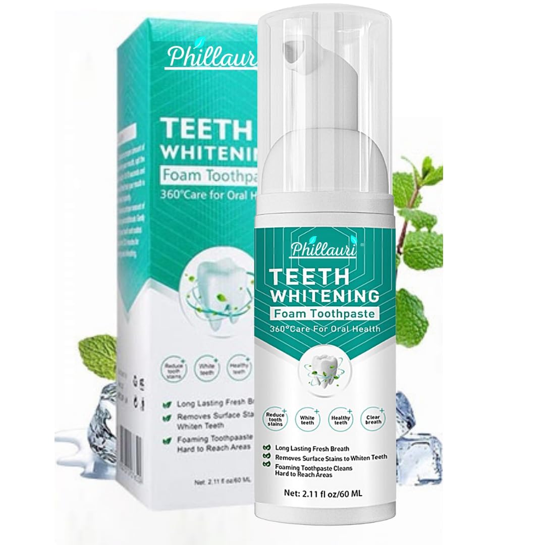 Phillauri Foaming Toothpaste Stain Removal Toothpaste For Sensitive Teeth (60Ml) (B0CFHFKQ15) Amazon Price History, Amazon Price Tracker