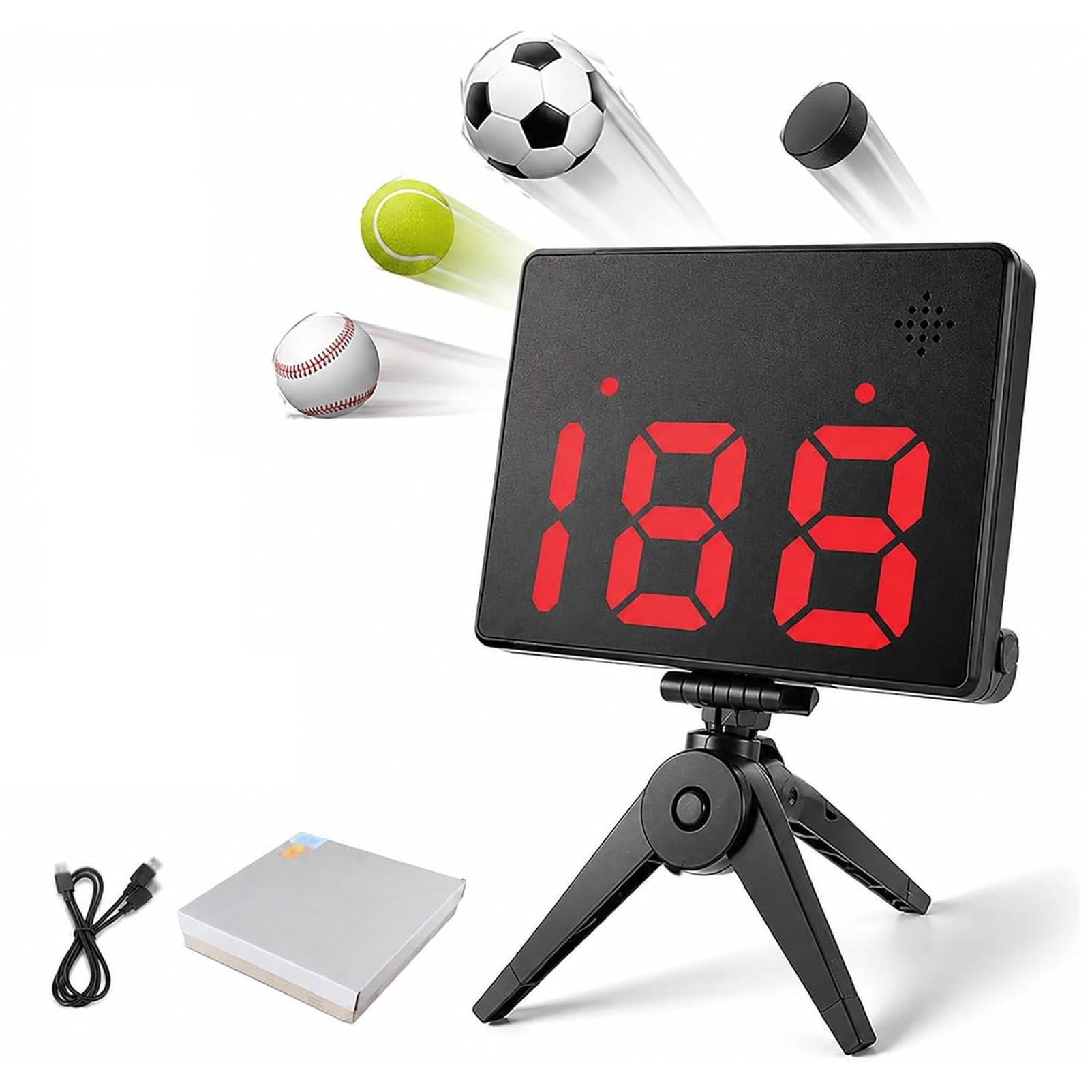 Radar de Velocidad para béisbol y sóftbol con trípode Ajustable