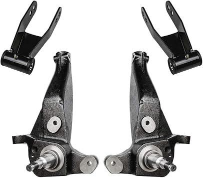 4"/2" Leveling Lift Kit Spindles Shackles 1998 to 2000 compatible with model Ford Ranger 2wd with Coil Spring Suspension