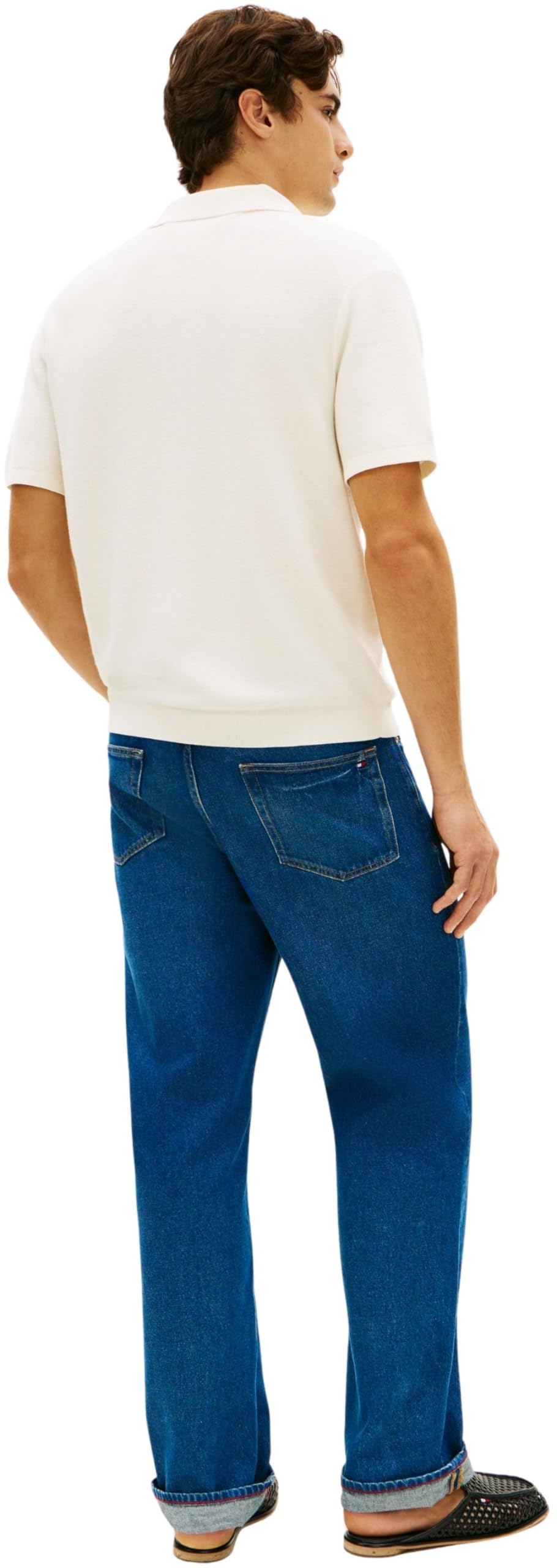 Tommy Hilfiger Cool Touch Structure SS Polo Mw0mw42795 Altri Maglioni Uomo (Pacco da 1)