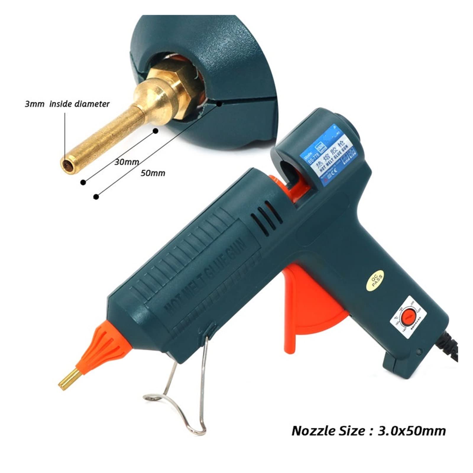 Pistola Per Colla A Caldo 900ml - Per Stucco, Malte E Materiali Liquidi - Foto 8