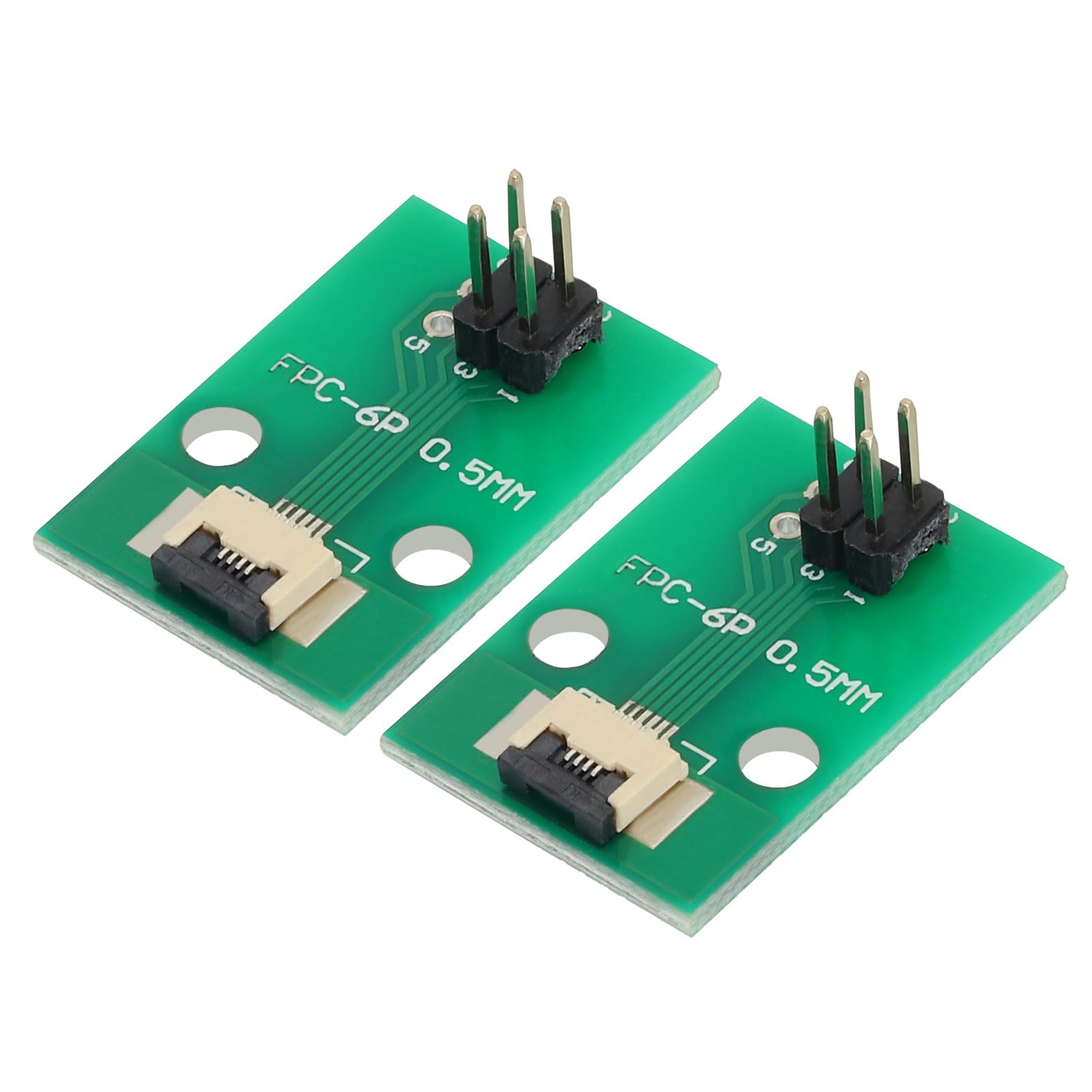 Amazon | uxcell 2個セット FFC FPCコネクタボード 4ピン 0.5mm