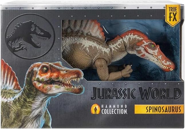 Jurassic Hammond Collection - Action Figure Stegosauro Deluxe Da 22,9 Cm - Occhi In Vetro E Coda Cablata - 3