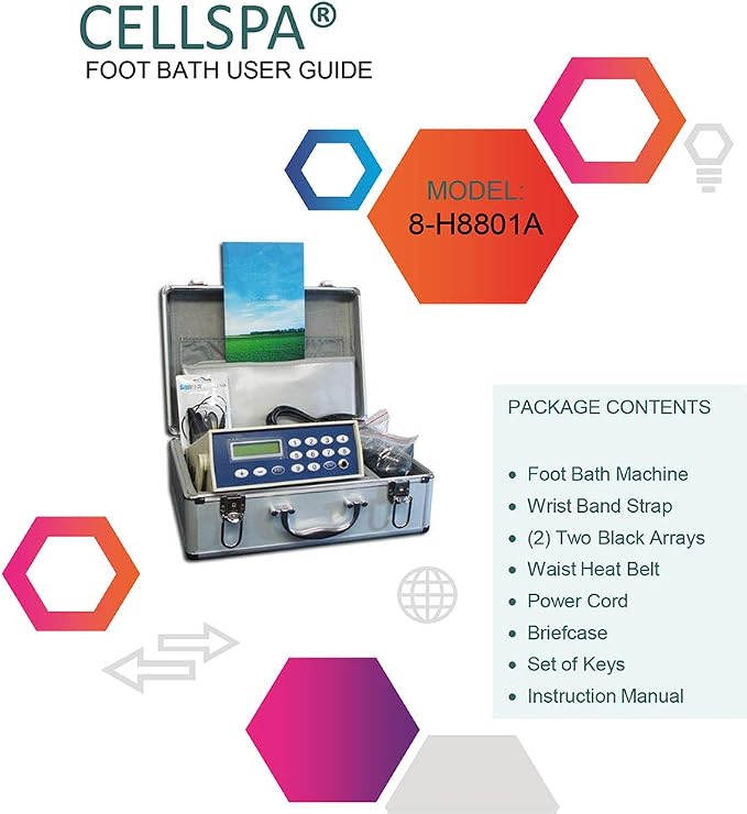 Fir Belt Chi Ionic Ion Detox Machine Foot Bath Aqua Spa Cleanse miniatura 5