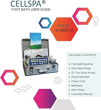Chi Ionic Ion detox foot bath Aqua Spa Cleanse Machine by Cell Spa
