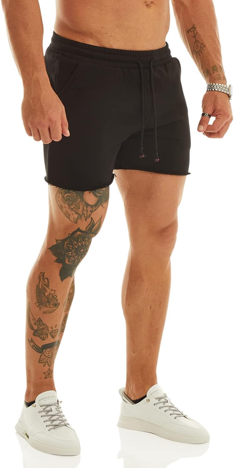 Ouber Men's Workout Squatting Shorts Slim Fit Gym Weightlifting Bodybuilding