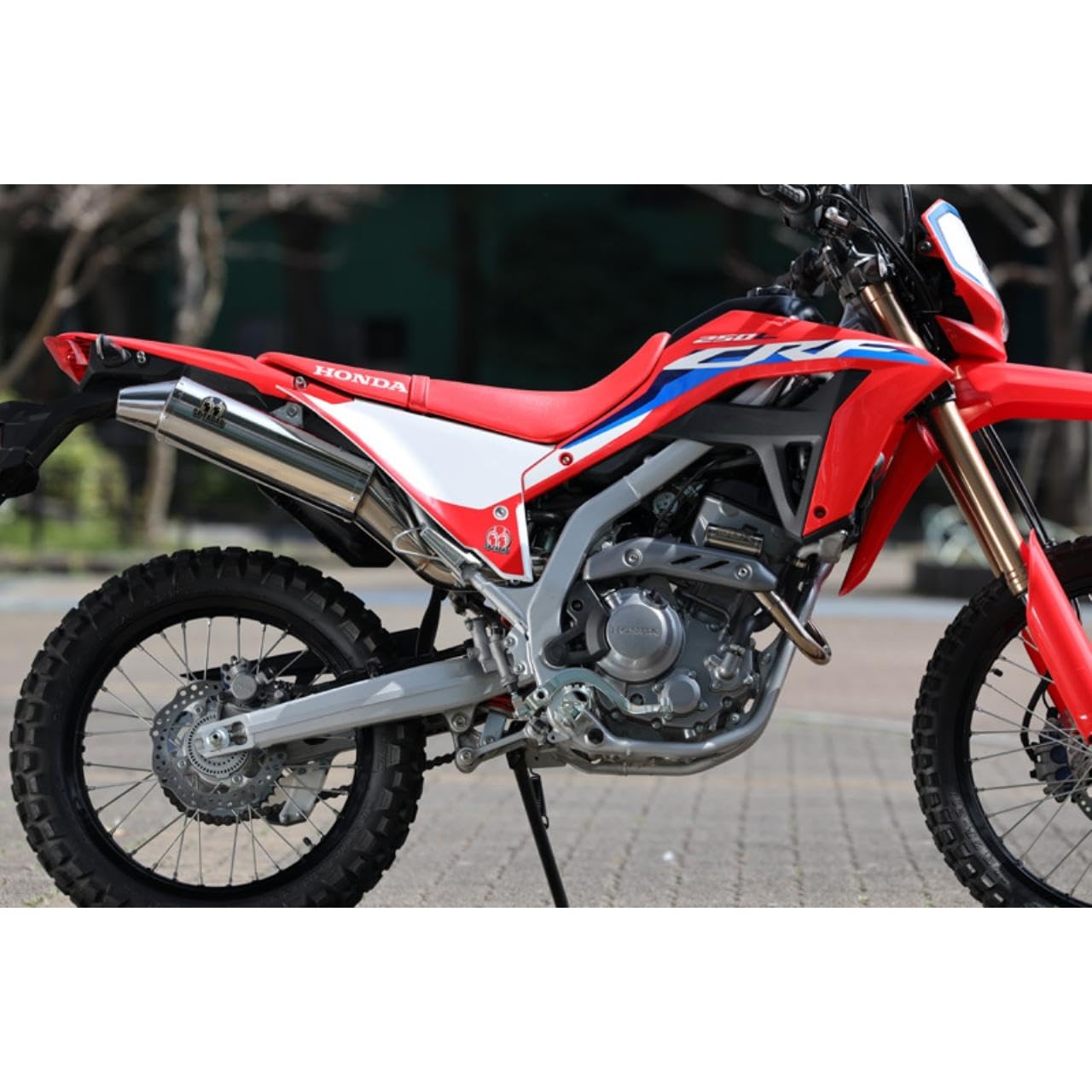 CRF250L MD44 SP忠男　パワーボックスマフラー　新品ガスケット付き Amazon | スペシャルパーツ忠男(Sp Tadao) スリップオンマフラー