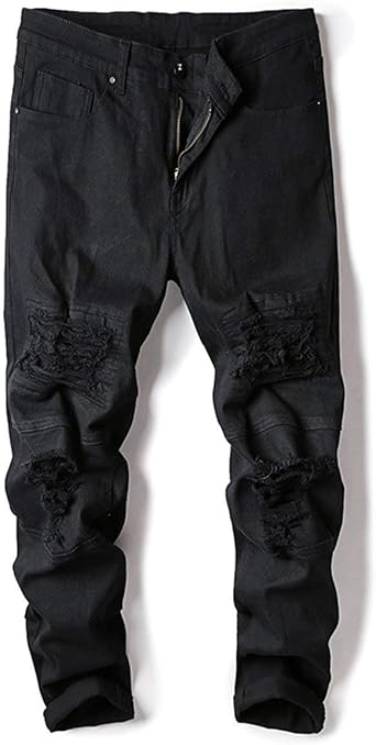 Pantalones De Mezclilla De Corte Regular Pantalones para Skinny Hombres  Casuales Pantalones De Mezclilla De Mezclilla para Hombre Pantalones De  Mezclilla Desgastados Desgastados De Moda Vintage: Amazon.es: Ropa