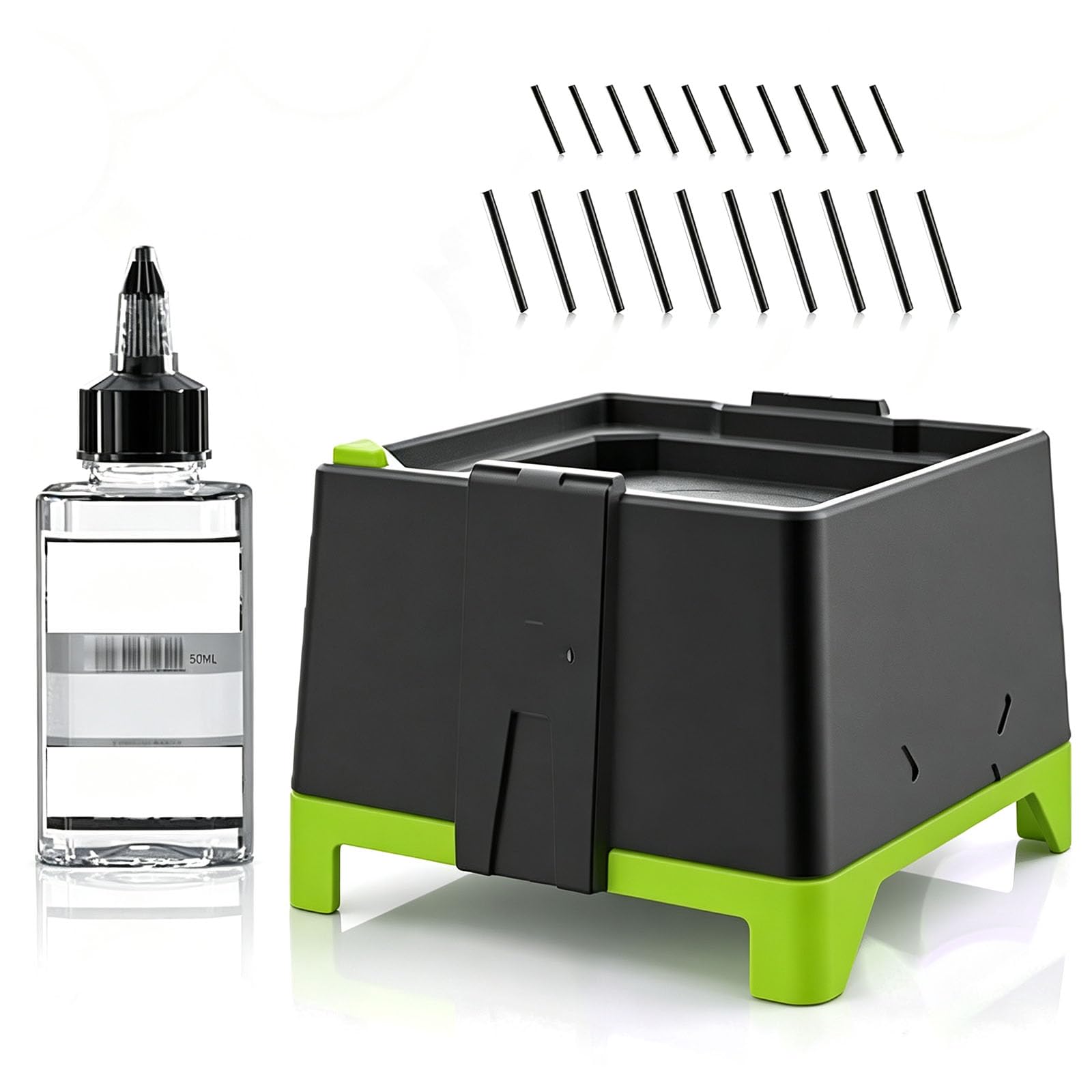 Agitador De Pintura Modelo Vortex, Agitador De Esmalte De Uñas DIY, 3 Velocidades Ajustables, con Rotor De Metal De 14/18 Mm, Botella Mezcladora De 50 Ml, Tinta, para Diámetro De 2 A 4,85 Cm