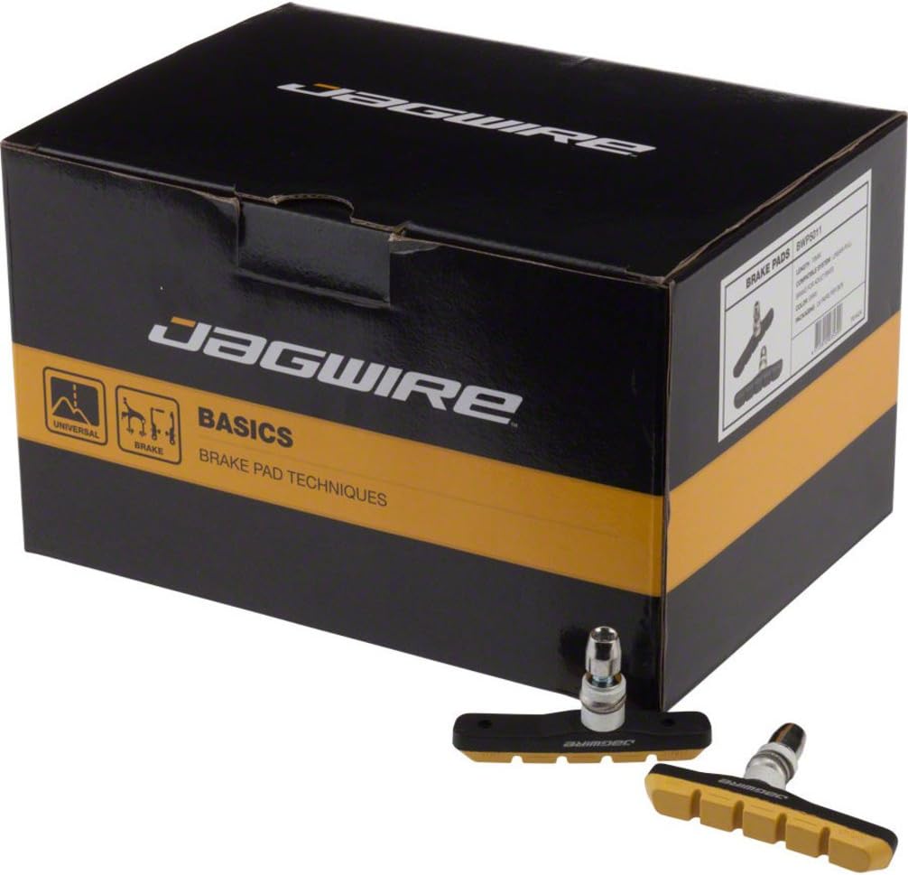 Jagwire Mountain Sport V-Brakes Rim Brake Pad Yellow 50 Pieces