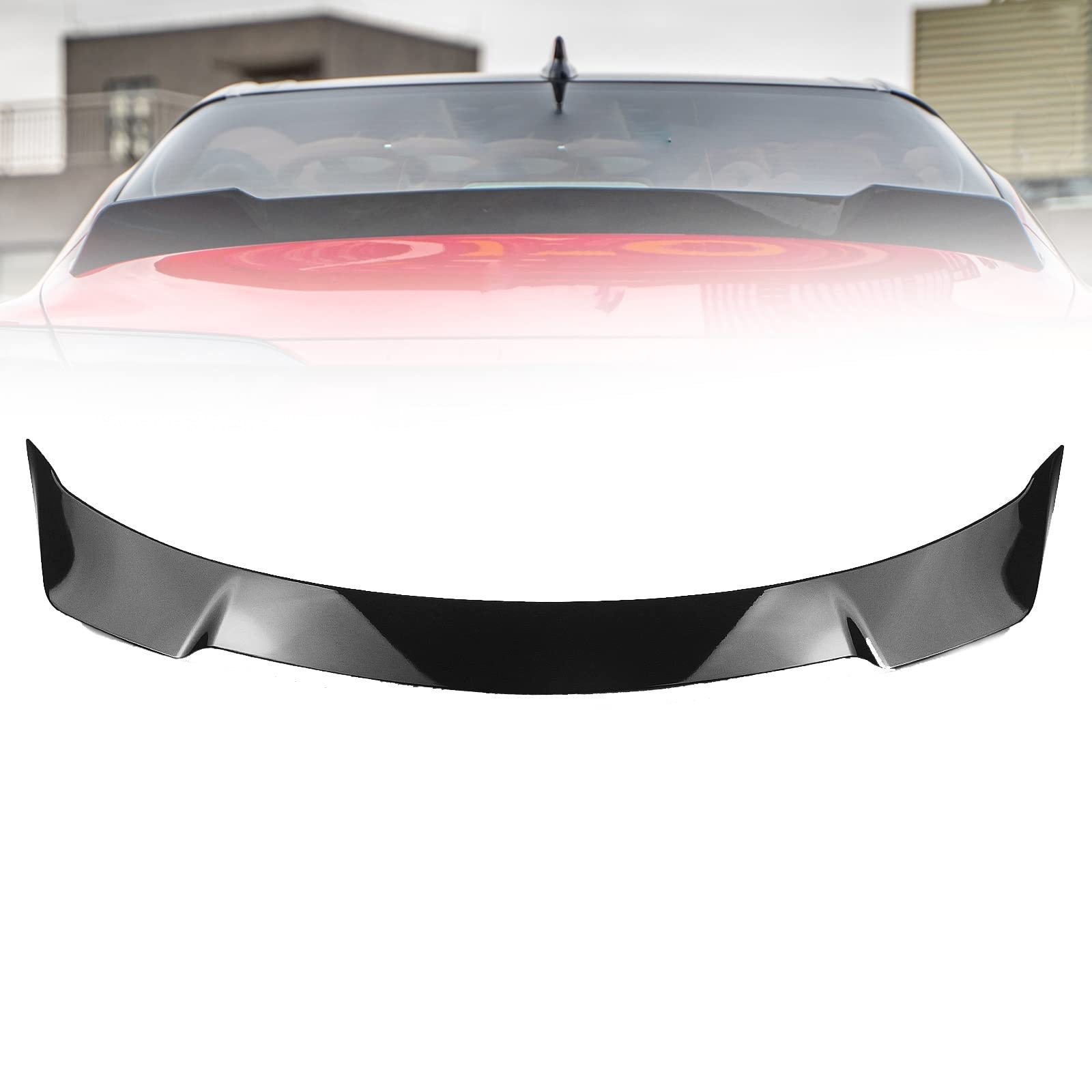 Becquet de hayon arrière de voiture en noir brillant brillant compatible Camry 2018-2022