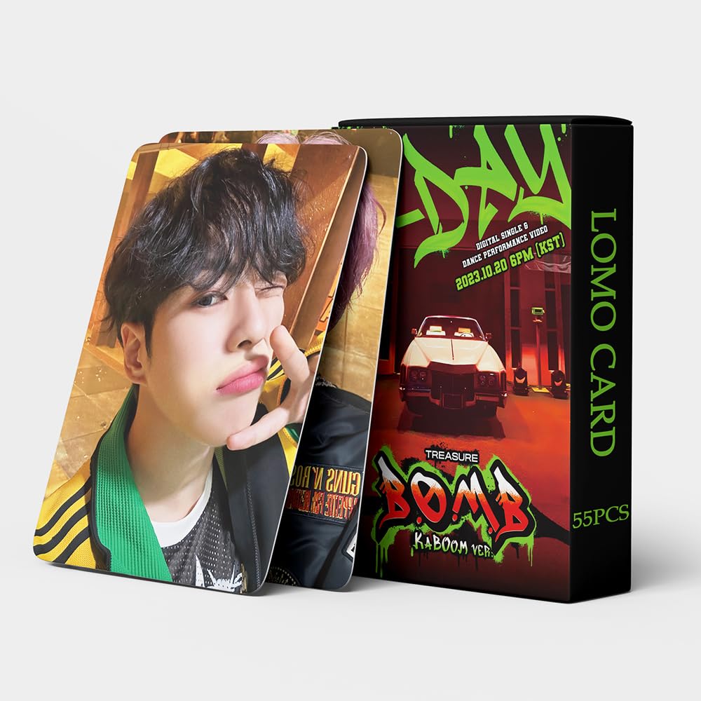 Amazon.com: Funwaretech Treasure B.O.M.B Photocards 55 Pcs 2023