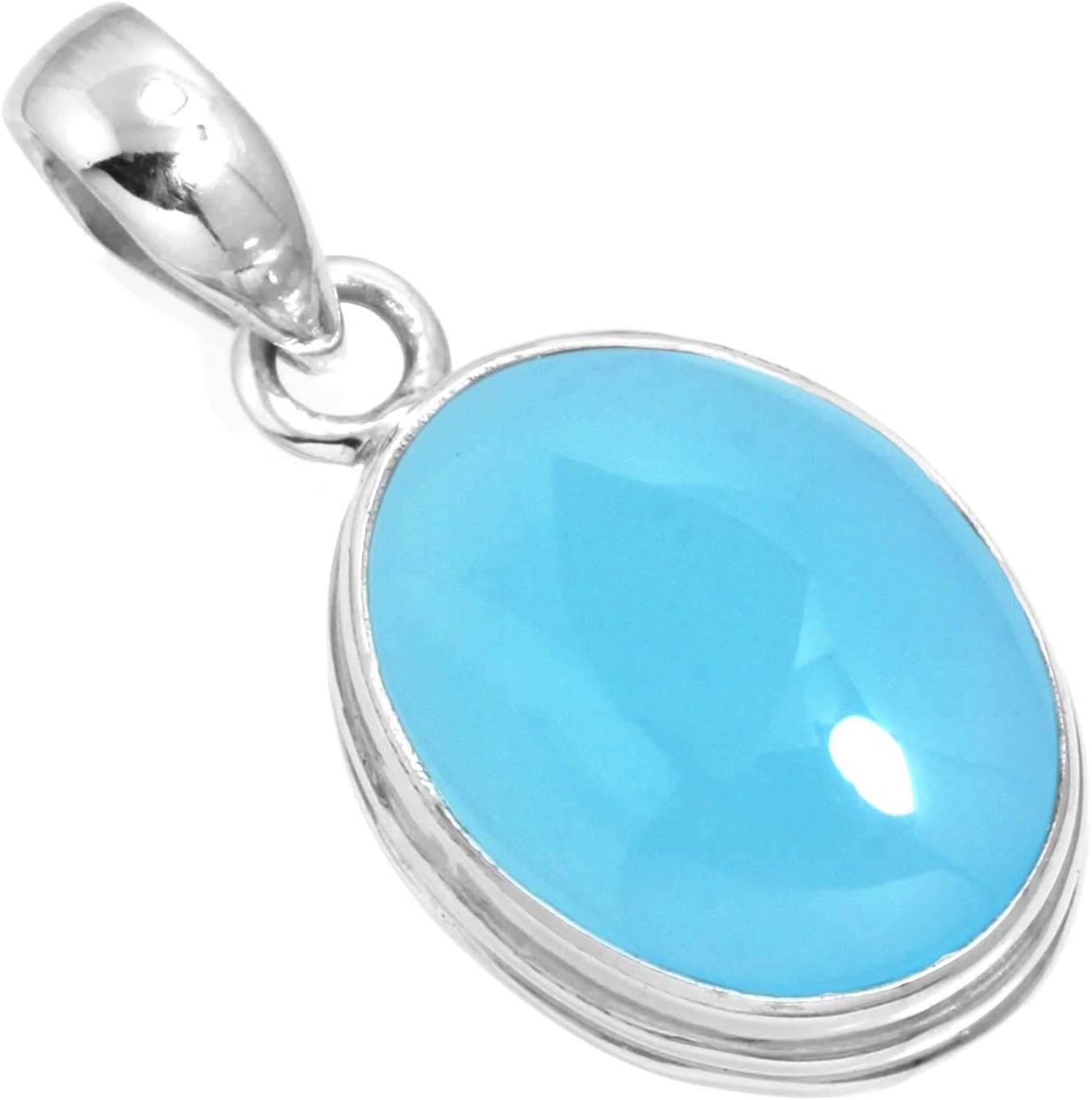 Onyx, Garnet, Agate, Turquoise Oval Handmade Pendant Necklace Genuine 925 Sterling Silver Boho Chunky Natural Gemstone Jewelry For Women