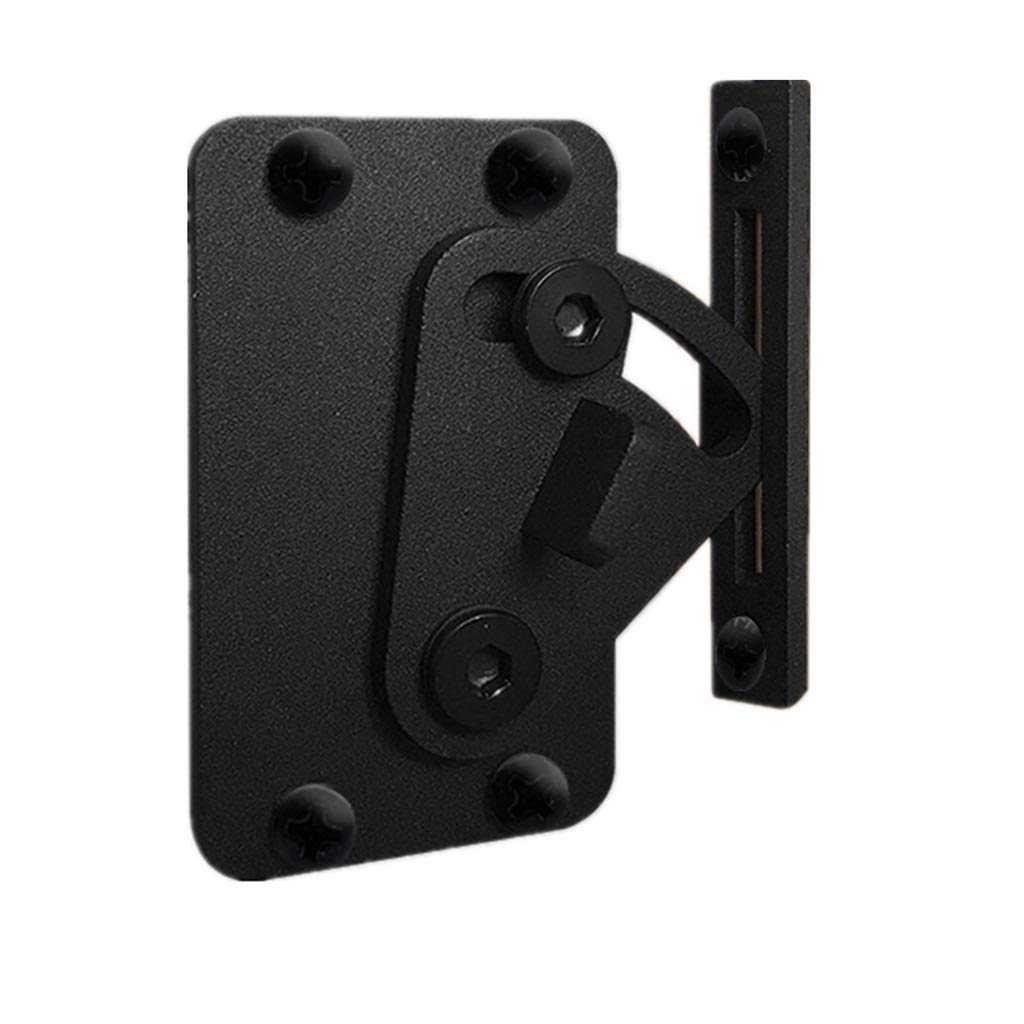 Buy MLZWS Black Carbon Steel Sliding Wood Latch Gate Lock Privacy Lock
