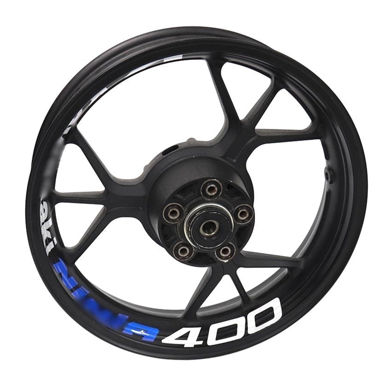 for for Ninja400 for NINJA400 Motorcycle Thick Rim Strips Reflective Stickers Wheel Decals(A1)
