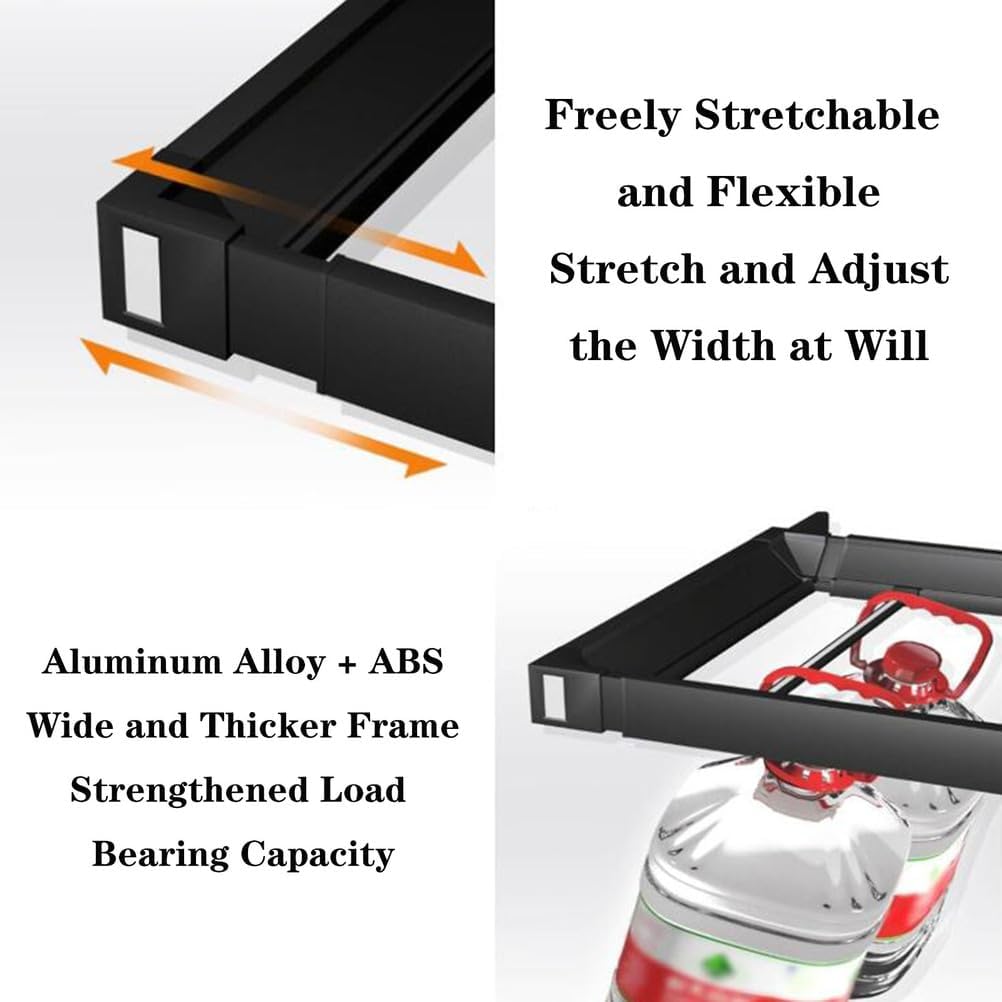 SFKLYU 引き出し式ズボンラック、洗濯機用ズボンラック、隠しパンツオーガナイザー、バルコニー、クローゼット、ランドリールーム用収