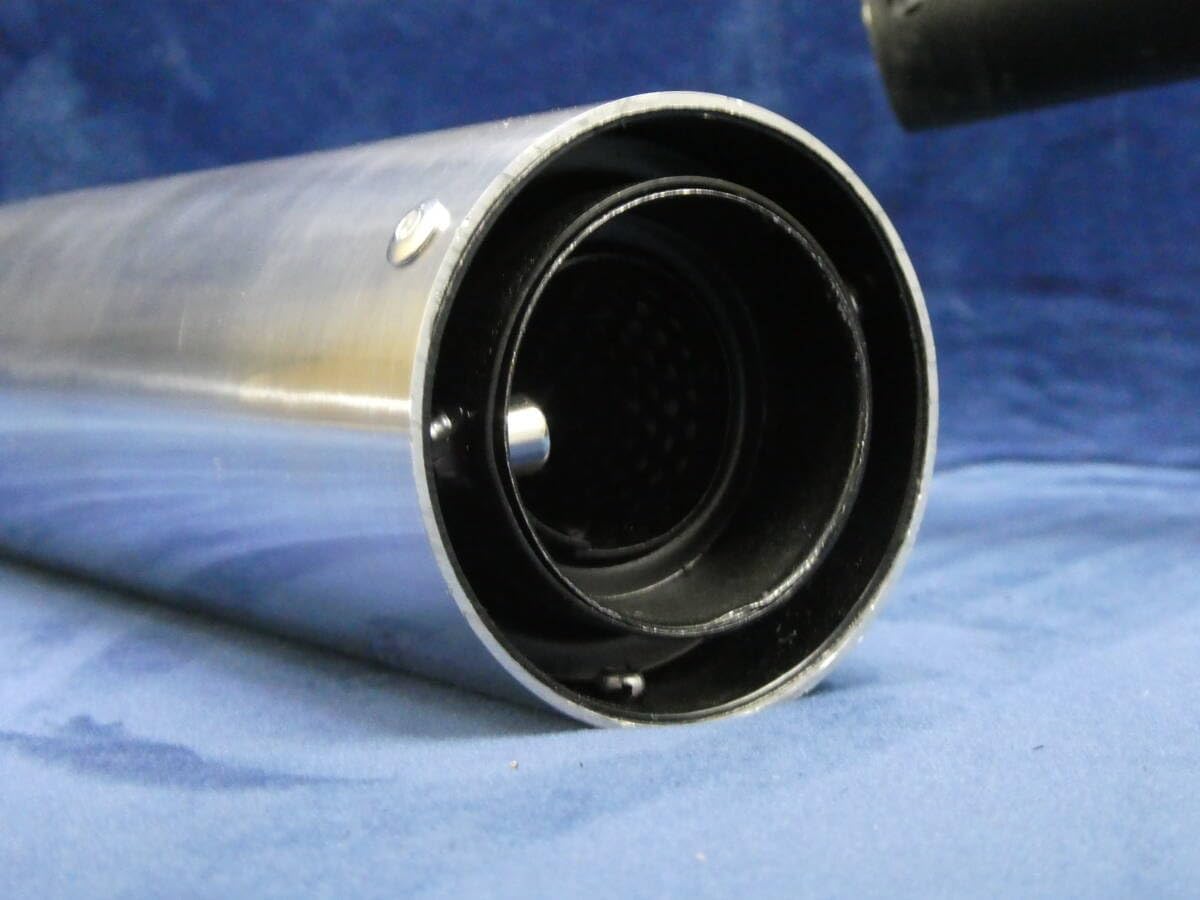 バリオス2 マフラー　メッキ50. 8 π ERアウター　新品 ZR250B バリオスⅡ マフラー メッキ50．8π ERアウター ZR250Bシルバー