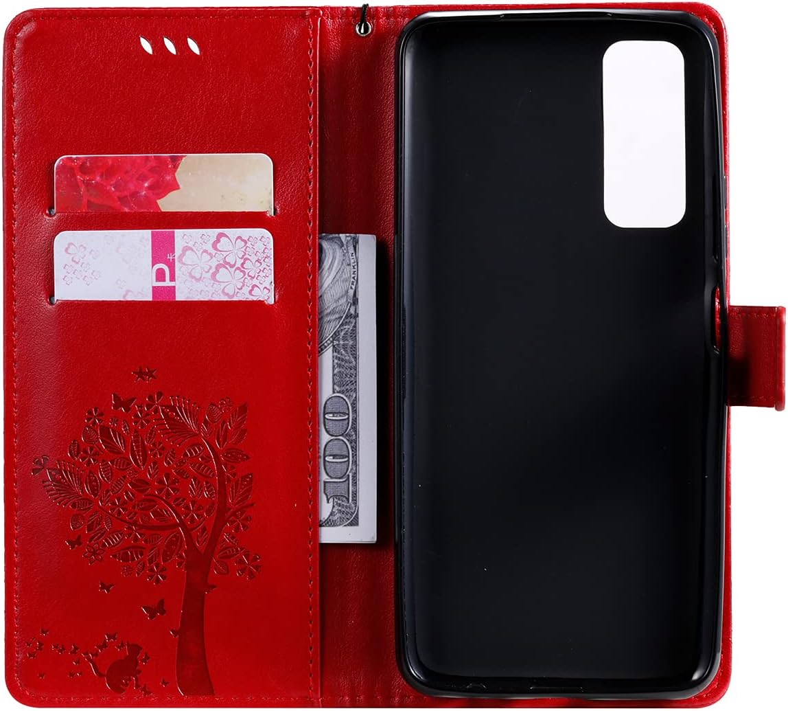 Rfvzubemok Compatibile con Huawei Y7a LX3 / P smart 2021 LX1 Custodia,(Piastra posteriore in vetro temperato+bordo morbido in TPU) 2 in 1 copertura della custodia del telefono XK