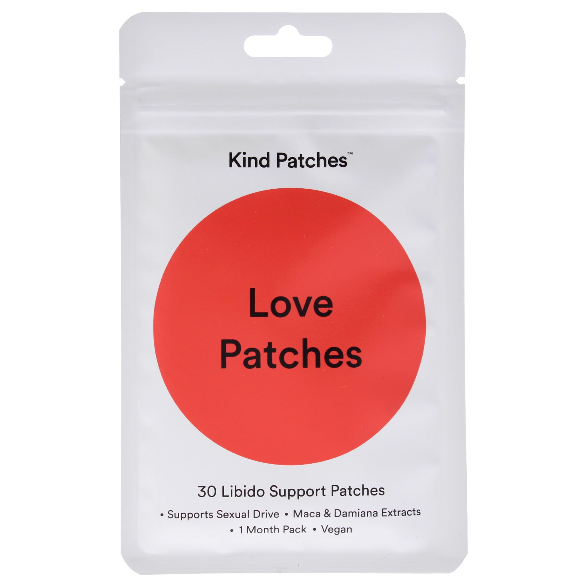 Love Patches - Natural Libido Booster for Women and Men - Ashwagandha and Red Ginseng to Enhance Intimate Wellness and Energy - 30 Count