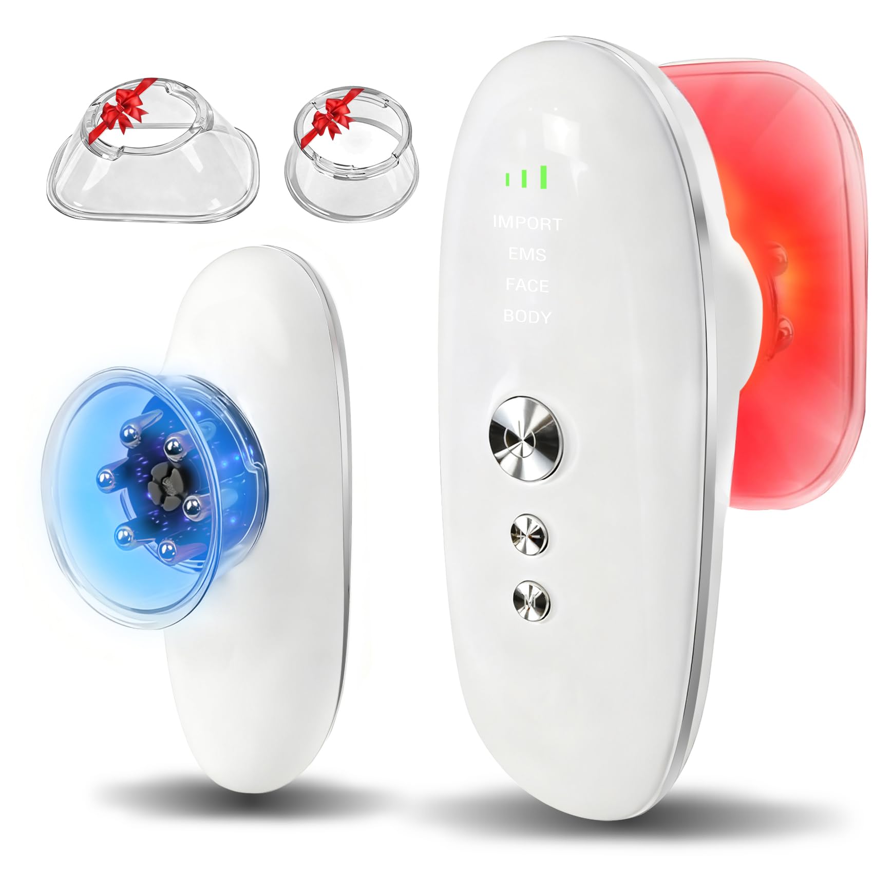 Macchina per scolpire il corpo 3 in 1, macchina anticellulite regolabile in 3 modalità, scultore del corpo con manico 3 in 1, adatto per schiena, pancia, vita, braccia, gambe, riduce le smagliature e